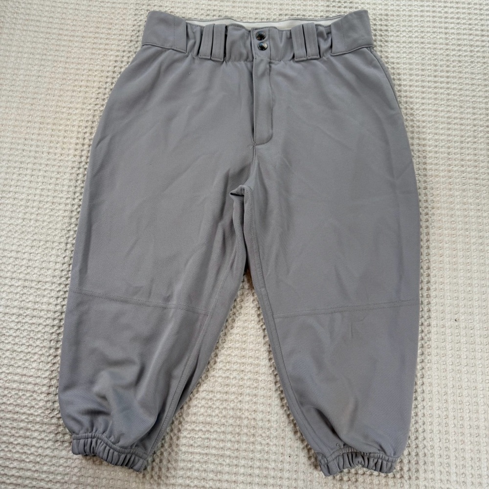 EvoShield Baseball Pants Mens Large Gray Knicker Elastic Bottom